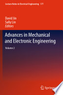 Advances in Mechanical and Electronic Engineering